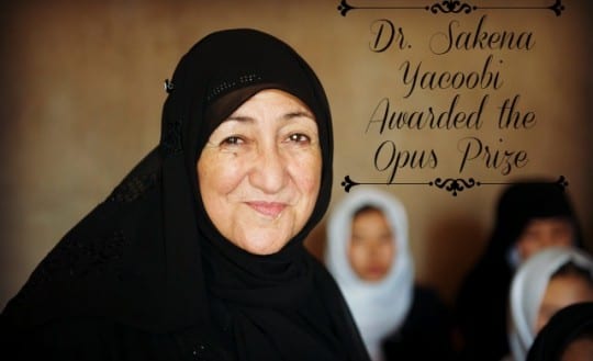 Sakena Yacoobi’s educational efforts honored with Opus Prize